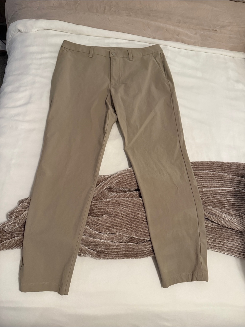 lululemon athletica Men's Slim Chinos in Khaki
